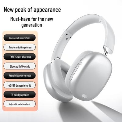 2025 Wireless Over-ear Bluetooth Headphones with Large Battery Capacity