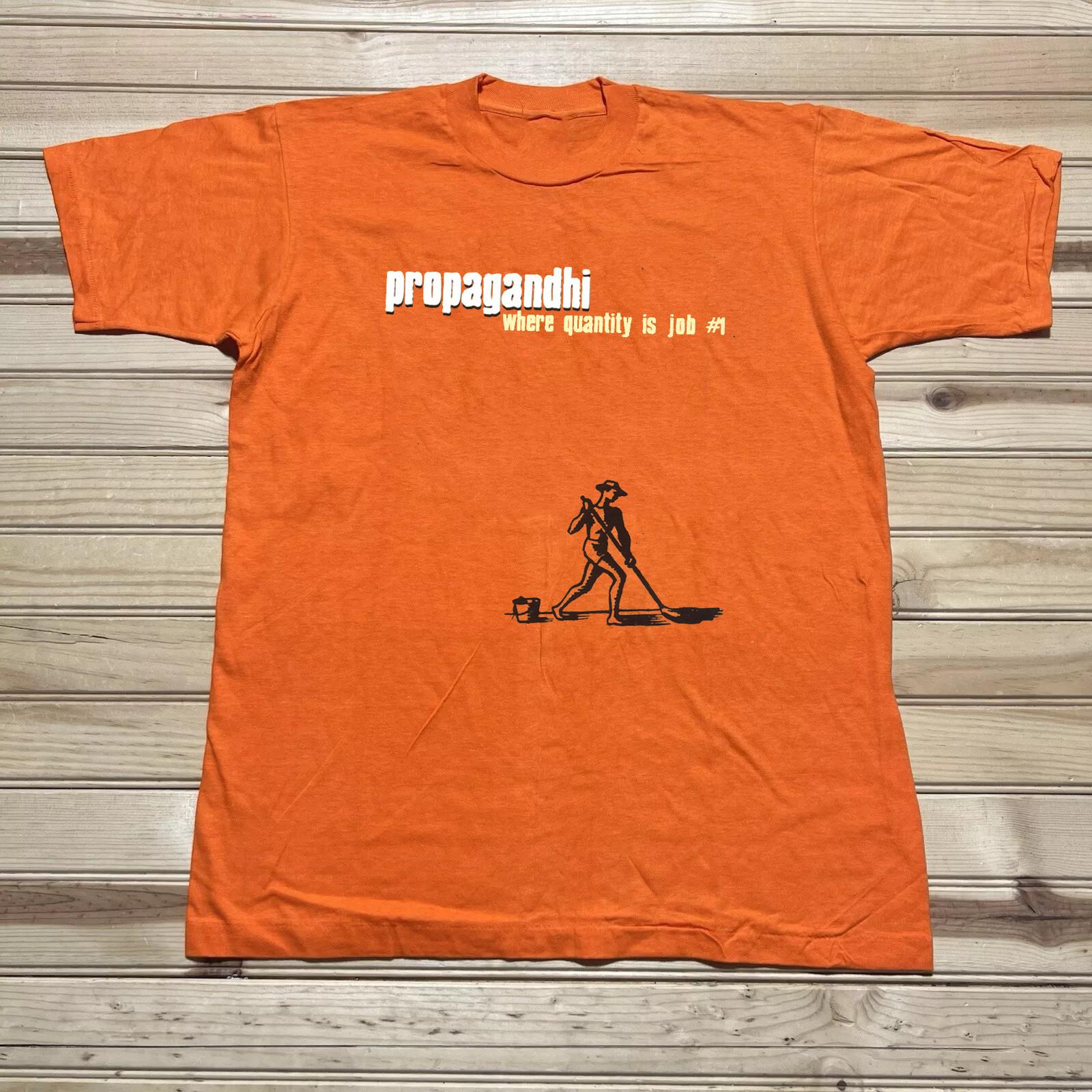 

Propagandhi Band Where Quantity Is Job T Shirt Mens Womens Tees Top FULL SIZE S-4XL XL