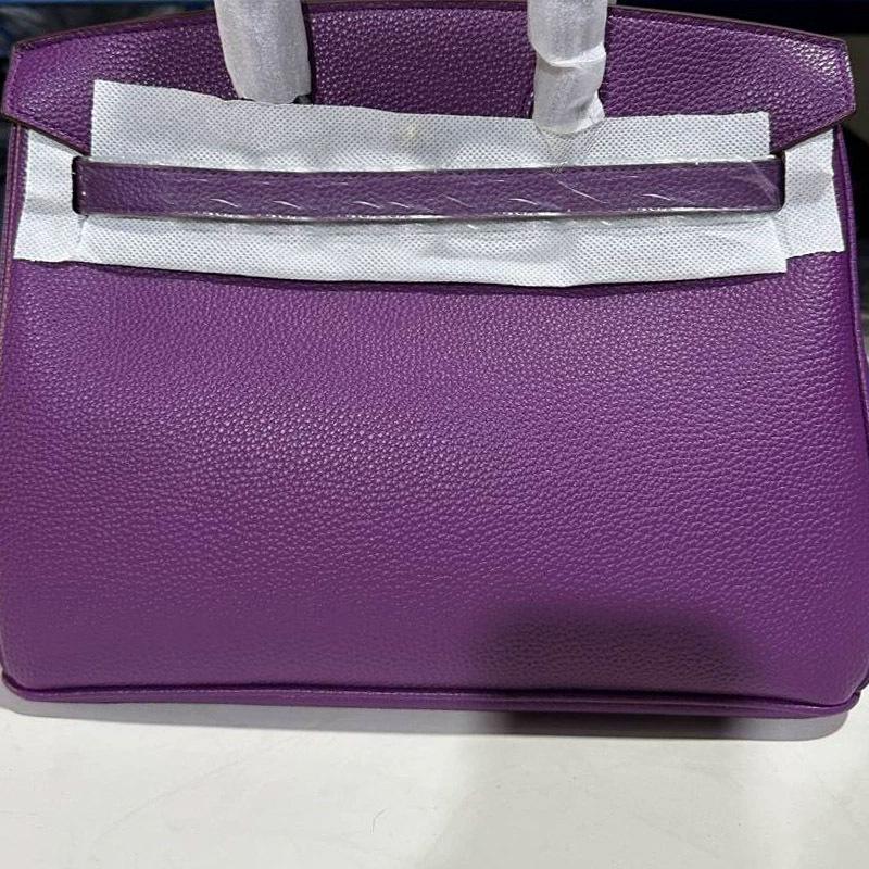 Platinum Handmade Waxed Thread Kelly Bag - Second Generation