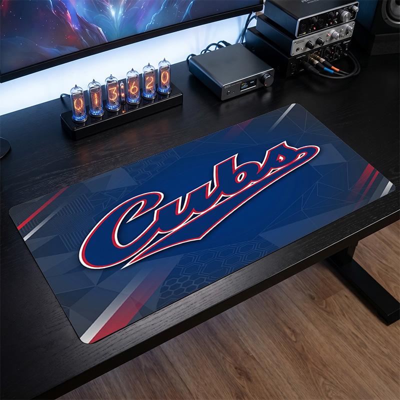 Chicago Cubs Pattern Mousepad Anti?Slip Rubber Desk Pad For Gaming Working Desktop Decoration