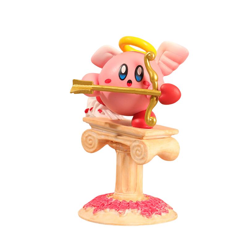 Cupid Cartoon Kirby Figure Toy Car Ornament Room Desktop Decor Model Gifts Kids