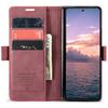 CASEME 013 Series For Samsung Galaxy Z Fold6 5G Phone Stand Case Shockproof PU Leather Cover Wallet