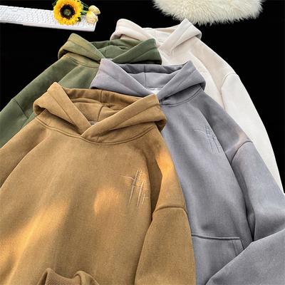 Damen Blockbuster Sweatshirt Frühling und Herbst Vintage Kapuzenjacke Trendiges Markenprint Top