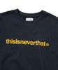 THISISNEVERTHAT T-Logo Lt Crewneck Navy