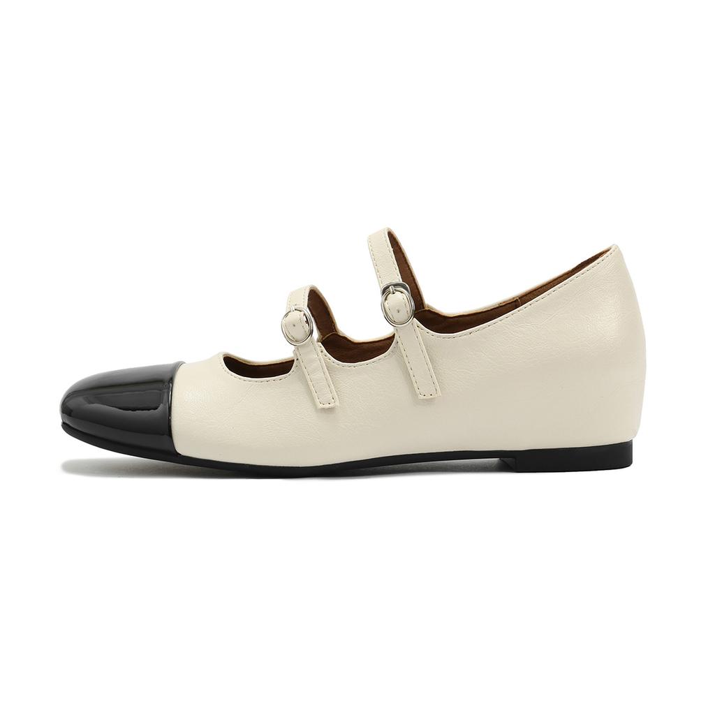 Inner height increase silver single shoes women's small fragrant Mary Jane shoes French temperament retro height increase short light mouth