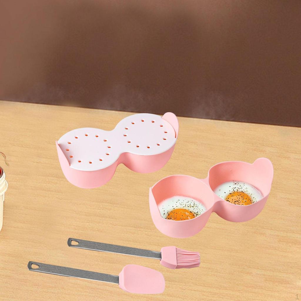 Egg Boiler Cookware Convenient for Making Soft or Hard Boiled Eggs Steam Rack