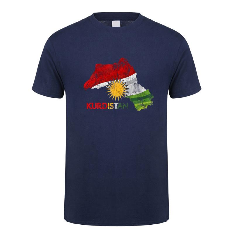 

Map of Kurdistan T Shirt Summer Men Graphic Cotton Kurdistan Streetwear Tops Short Sleeve Gifts T-shirt DY-167 4XL