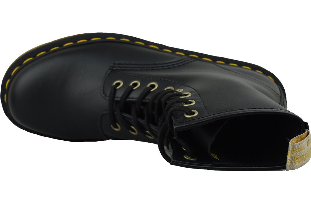 Dr. Martens Vegan 1460, Unisex Black Bovver Boots