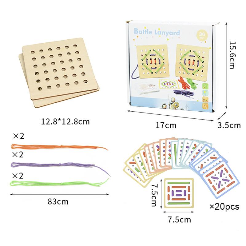 

1 Набор Детский Веселый Монтессори Учим Основные Жизненные Навыки Учебное Пособие Продевание Нитки в Одежду Швейная Игровое Поле Детские Обучающие Игрушки