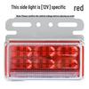 LED Truck Side Marker Lights: High Brightness Ground Light 12V/24V for Trailers with Turn Signal and Tire Side Illumination.