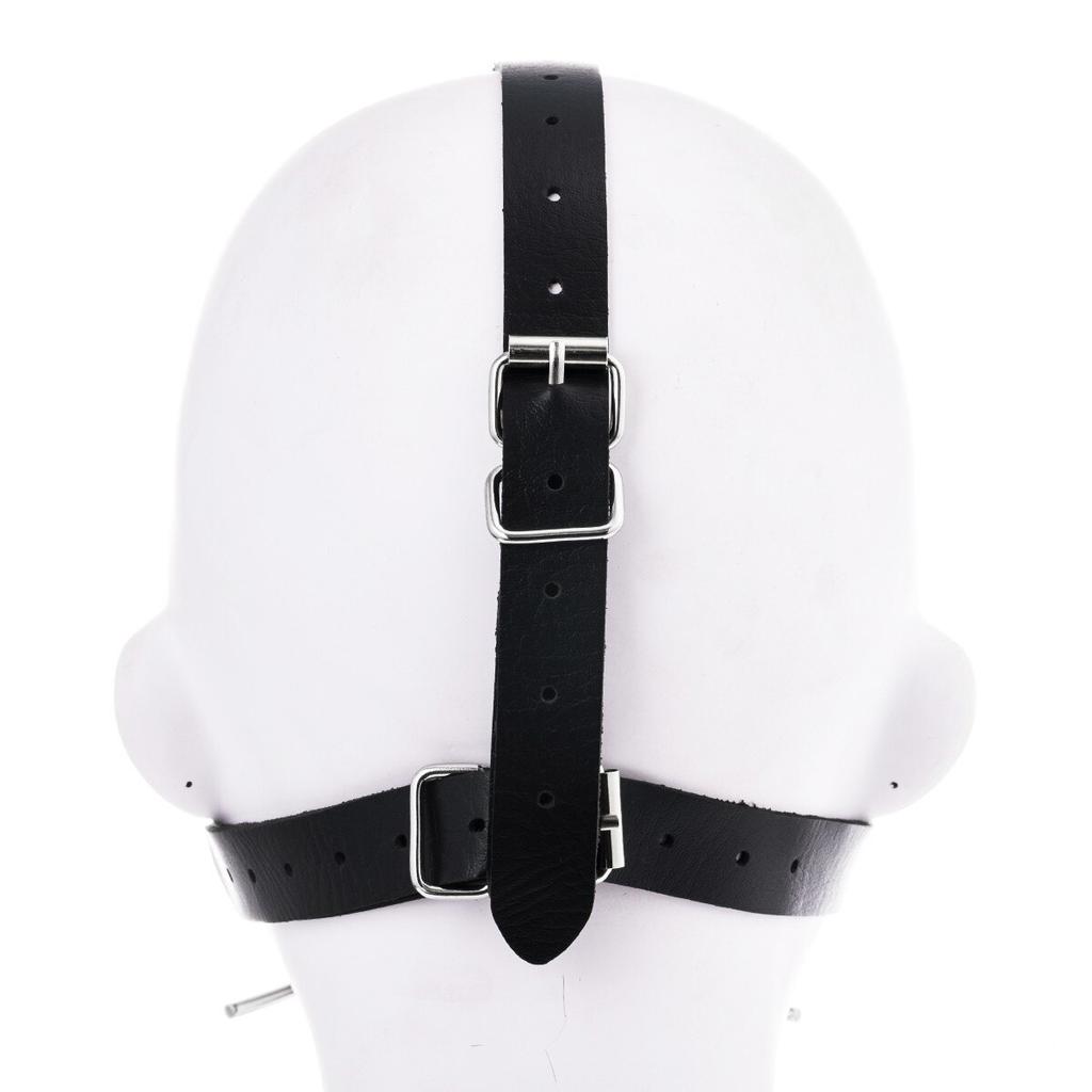 BDSM Mouth Gag Sex Adlut Toys Dog Slave Fetish Bondage Sex Games Harness Nose Clip Torture Restraints Chastity Leather