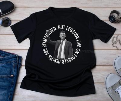T-shirt commemorativa di Charlie Kirk Riposa in pace RIP Maglietta conservatrice Omaggio MAGA