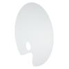 Clear Painting Palette Acrylic Stick Proof Oval Shaped Thick Transparent Paint Color Mixing Tray