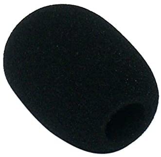 [GONKISS] Microphone Sponge, Microphone Windshield, Video Shooting, On-Camera Microphone, Etc., Set of 4, Black