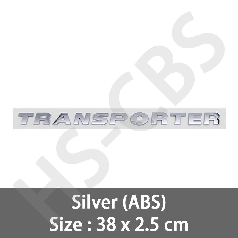 

7E0853687 T4 Transporter Letter Emblem T6 Rear Trunk Badge Decal T5 Tailgate Logo Transporter Car Stickers Styling Accessories серебряный