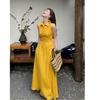 Elegant Yellow Linen Dress: Summer 2026 Women's Fashion