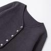 Spring 2025 Women's Fashion Slim Fit Round Neck Knit Cardigan