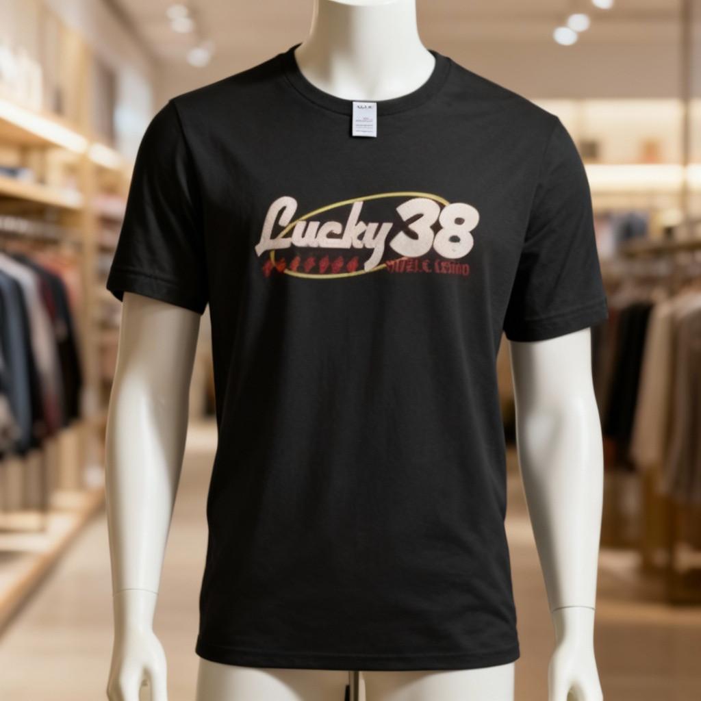 Lucky 38 Hotel & Casino Fallout New Vegas Classic T-Shirt Essential T-Shirt NWT M