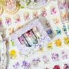 ZABC Emotion Series Floral Tape Set: 2 Styles for Journal Decoration and Collage
