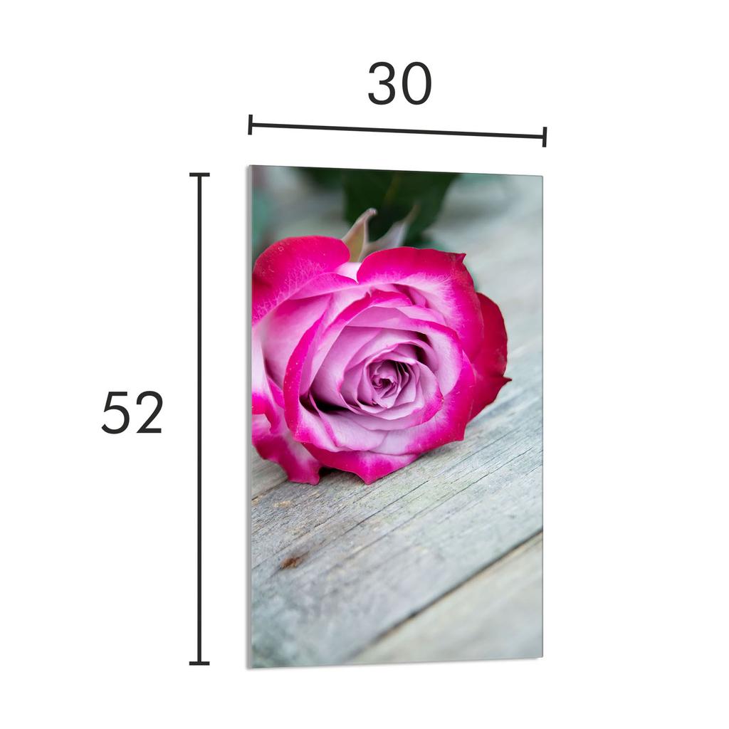 SZKLANA DESKA DO KROJENIA 30x52 Róża