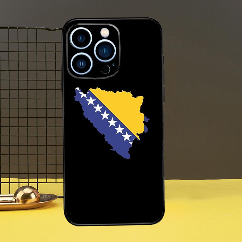 Bosnia and Herzegovina Flag Phone Case For iPhone 11 12 13 14 16 15 Pro Max Mini 7 8 Plus X XR XS Max Cover