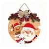 Wood Wooden Christmas Sign Hanging Christmas Hanging Ornament Christmas Door Sign  Door Decoration