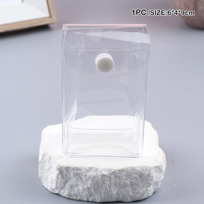 

Мини-сумка для демонстрации кукол в стиле аниме, прозрачный кошелек для монет, квадратный мешочек-органайзер, кошелек для ключей, помады, наушников, сумка для хранения 6*4*9cm