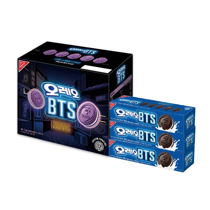 OREO BTS Hotteok Flavor Cookie 100g, 300g, 1kg / White Cream 100g (14 Options)