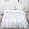Cartoon Duvet Cover Cinnamoroll Home Pillowcase Set Adult Bedroom Children Comforter Bedding