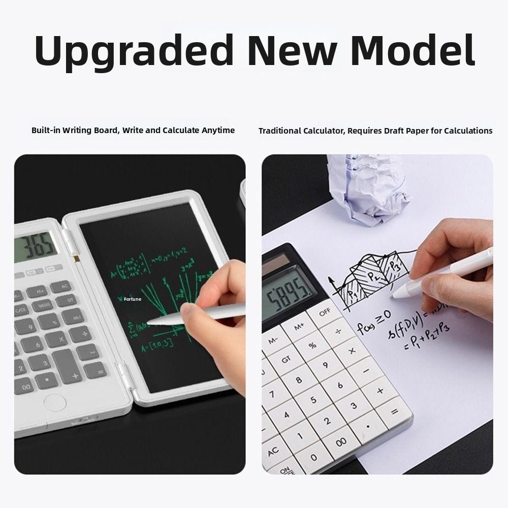 Large Screen Display Scientific Calculator Foldable LCD Writing Board with Stylus Shopping Malls