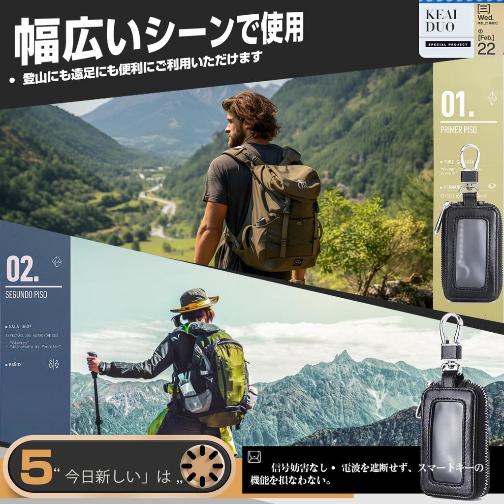 [XIAOBUDING] Smart Key Case Key Case Clear Window Smart Key