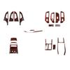 2020-21 Q7 Carbon Fiber Woodgrain Rear Trim Protector