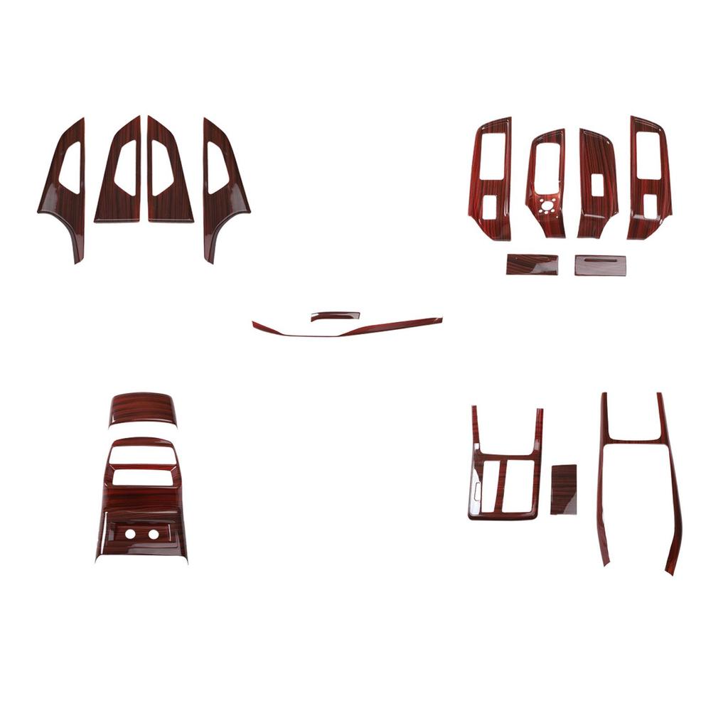 2020-21 Q7 Carbon Fiber Woodgrain Rear Trim Protector