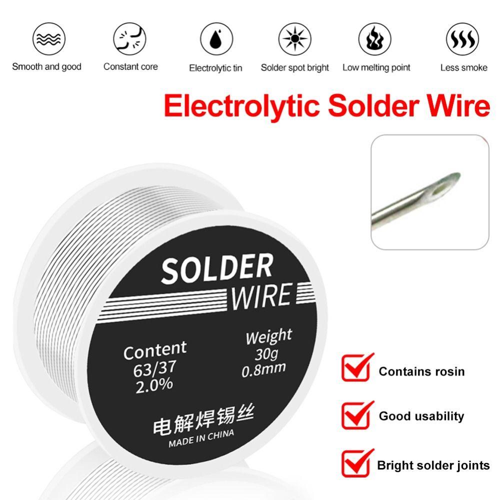 Low Fusion Spot Welding Wire High Purity Soldering Tin Wire Solder Wire  Electronic Components