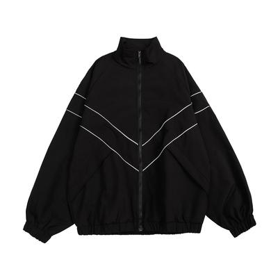 Männer Jacken Streetwear Übergroße Outdoor Jacke Männlichen Herbst Windschutz Mantel Paar Lose Reißverschluss Alle-spiel Tops
