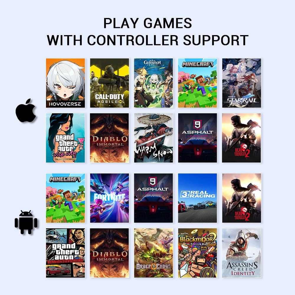 Gamesir X5 Lite Controller for Mobile gaming Smartphone phone Gamepad Compatible Android and IOS Hall Effect Sticks Type-C