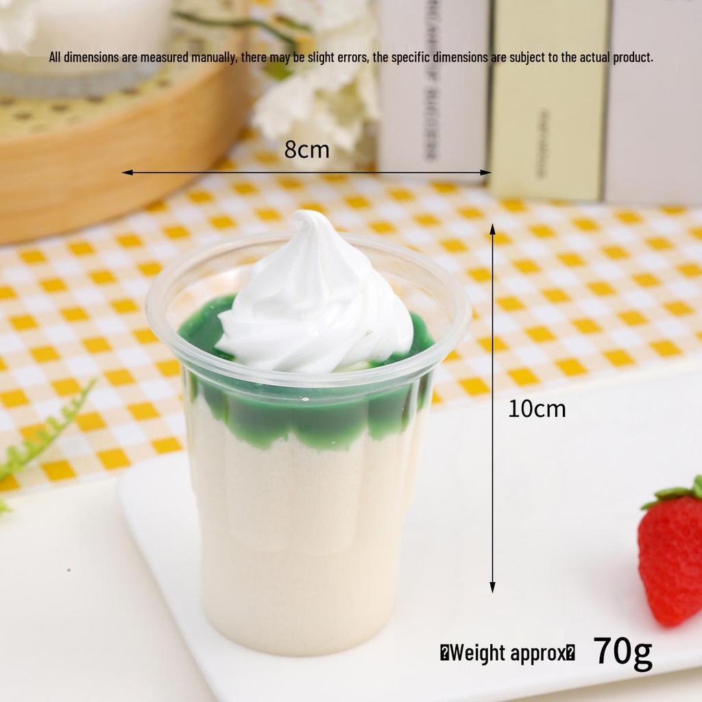 PU Simulation Sundae Cup: Ice Cream Display Props for Photography