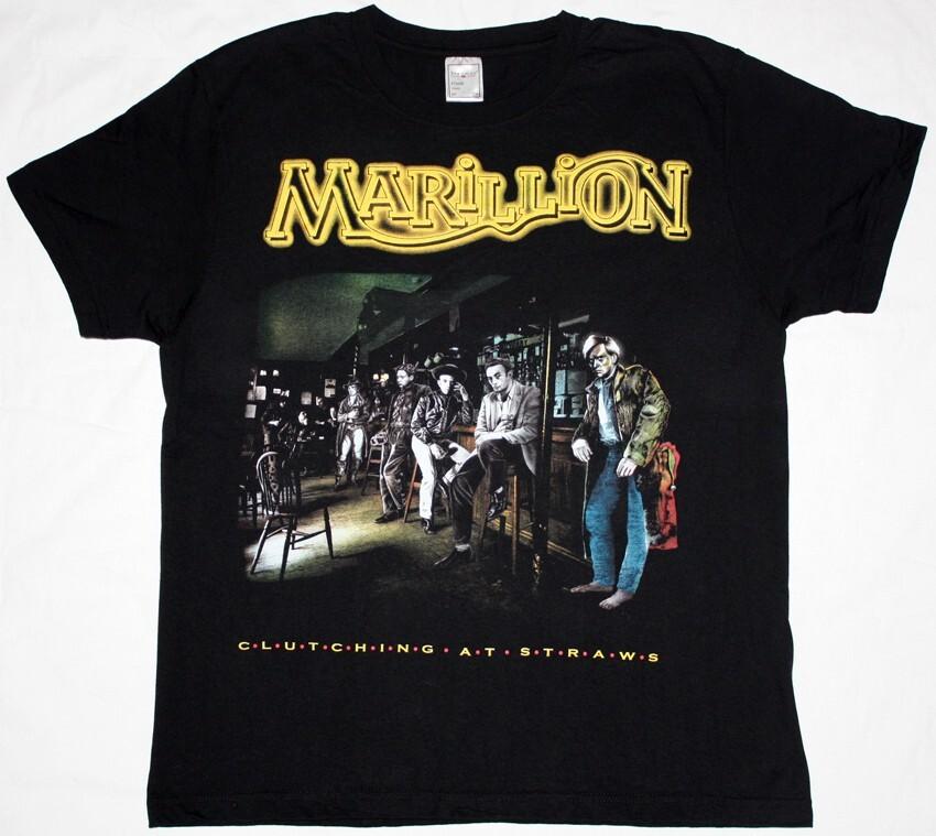 

MARILLION CLUTCHING AT STRAWS 87 NEO Black Unisex All Size T-shirt A379 L