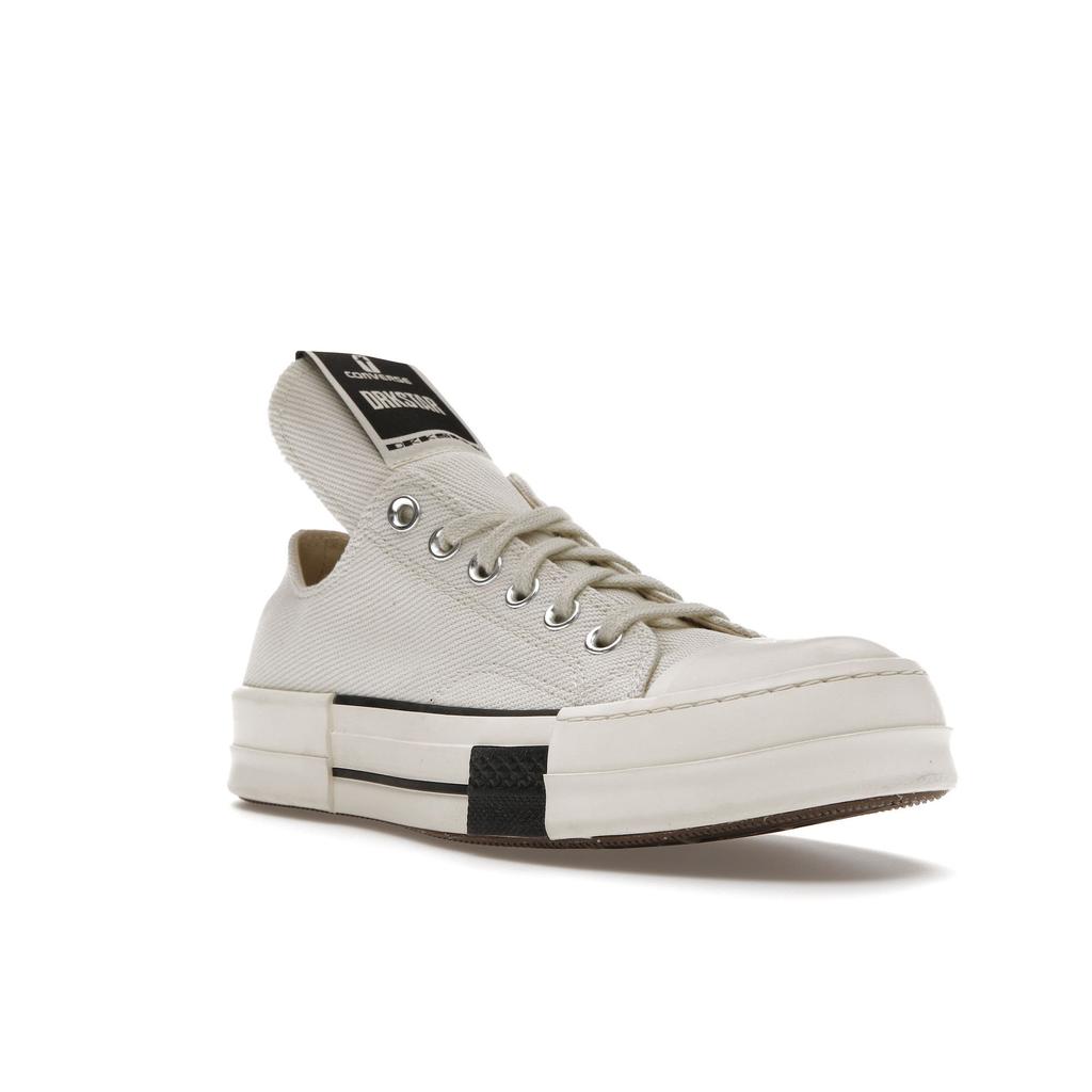 Converse Tenisi unisex Rick Owens x DRKSHDW DRKSTAR Chuck 70 Low Egret alb negru A00134C