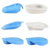 Chaise-commode pratique en plastique avec poignée ergonomique pour la sécurité, adaptée aux femmes enceintes et aux personnes à mobilité réduite