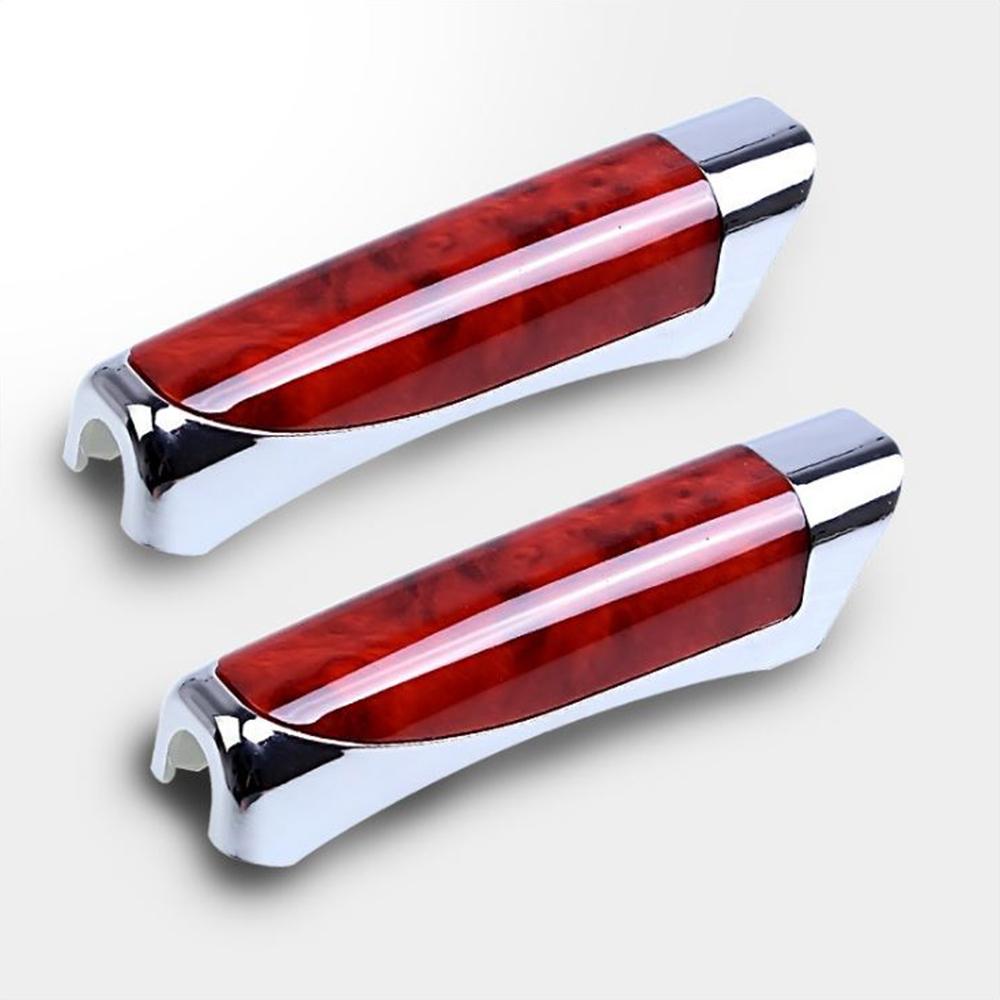 Universal Fashion Car Decoration Wooden Anti-slip Handbrake Covers Auto Gear Shift Collars for Honda Toyota VW Hyundai (1 Pc)