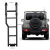 CHIKU Rear Ladder for New Suzuki Jimny Sierra Tail Custom Exterior Black Black Jimny, JB64/JB74, Ladder, Cross-Country Ladder, Parts, (Two-Step