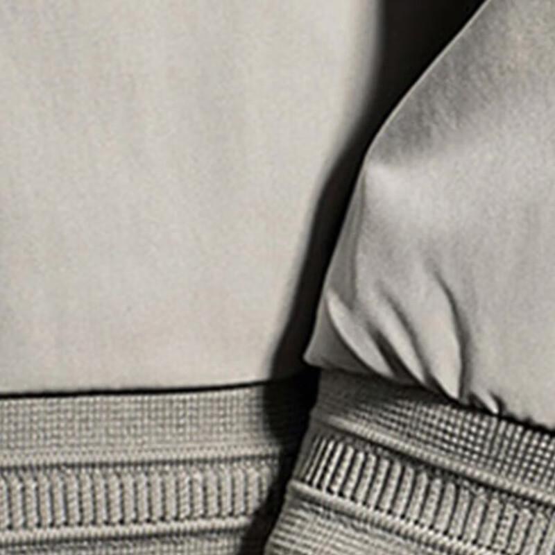 Romon Men's Casual Stand Collar Jacket