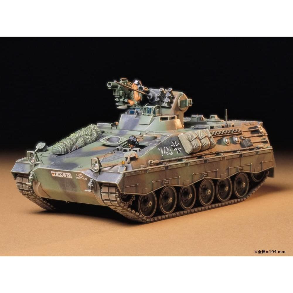 Tamiya 135 Military Miniature Series No.162 German Infantry Fighting Vehicle Mulder 1A2 Milan Plastic Model 35162