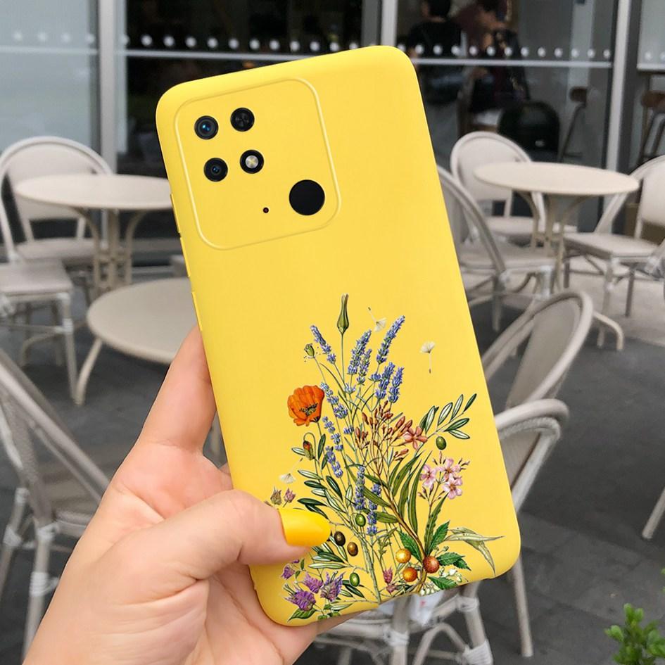 For Xiaomi Redmi 10C Phone Case New Popular Flower Painted TPU Cover For Xiaomi Redmi 10C 4G Bumper Redmi10C NFC 2022 Soft Funda