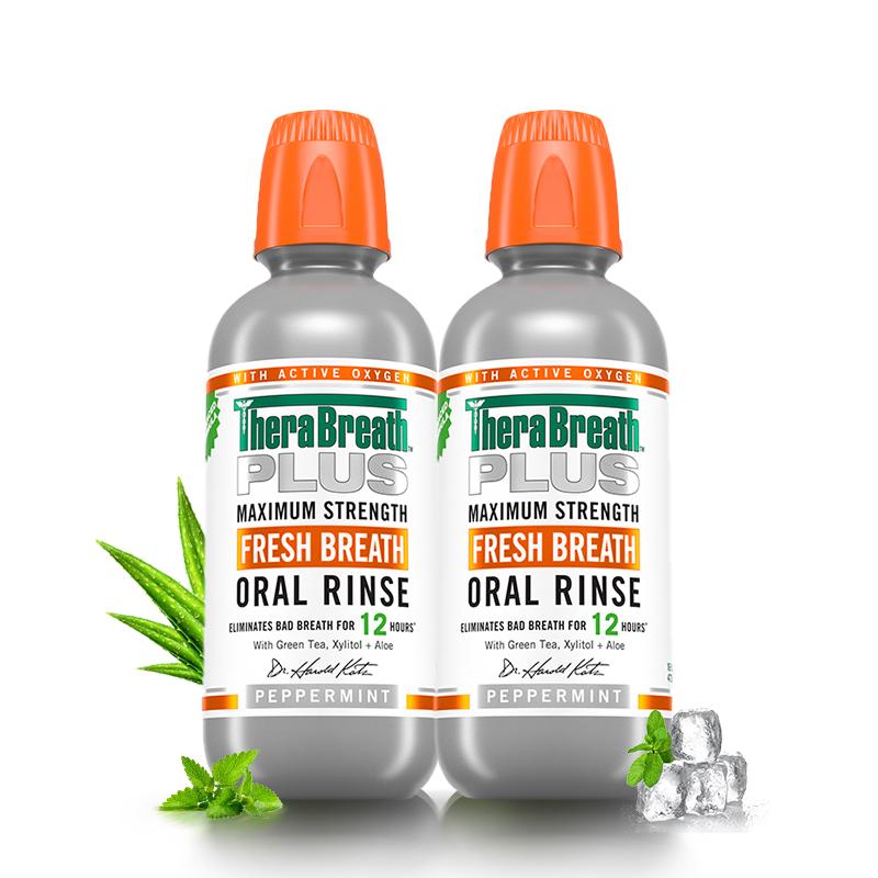 TheraBreath Oral Rinse Plus+ Advanced Formula