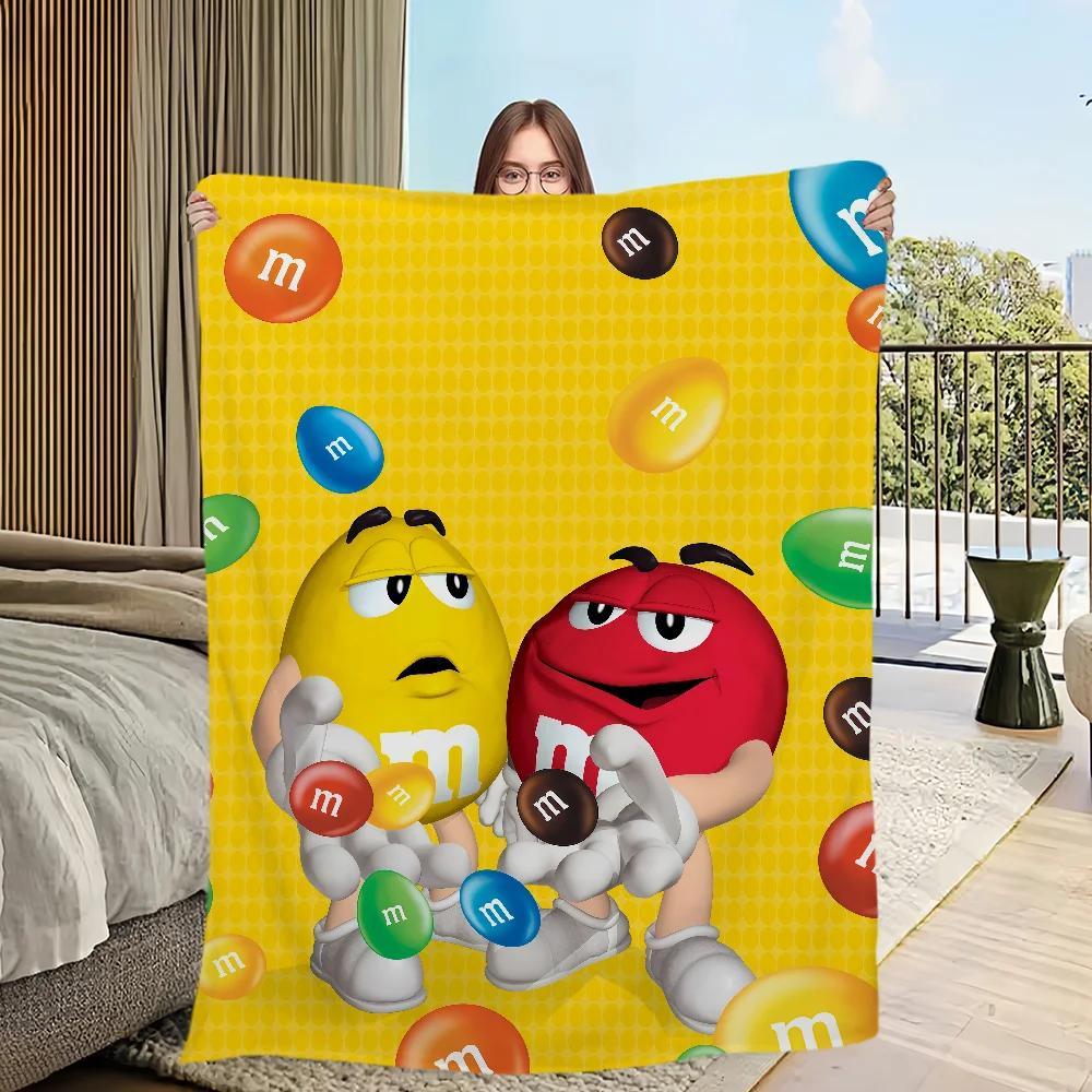 Cozy Cartoon Art Plush Throw Blanket for Sofa Bedroom Travel Soft Flannel Funny Gift for Home Office Fashion