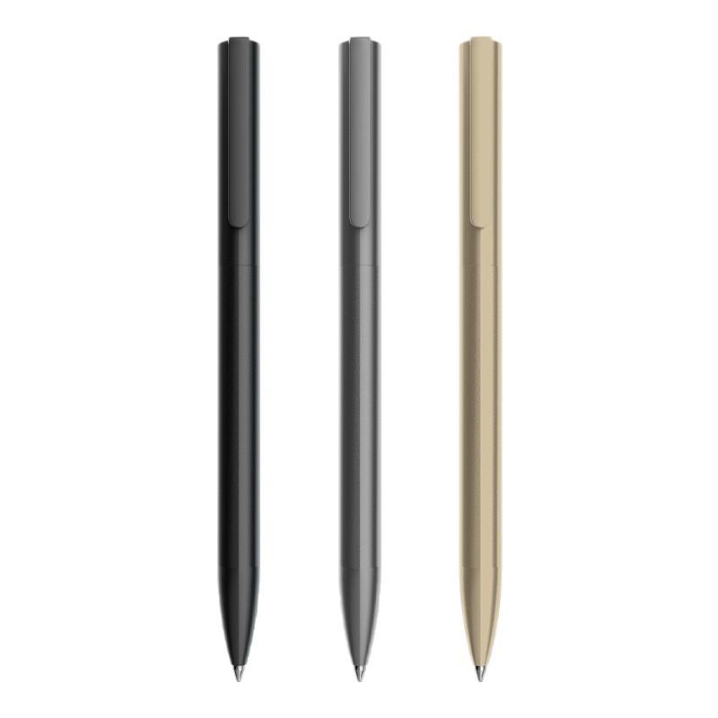 Beifa Rotating Metal Gel Pen - Black 0.5mm, Sleek Signature Gift