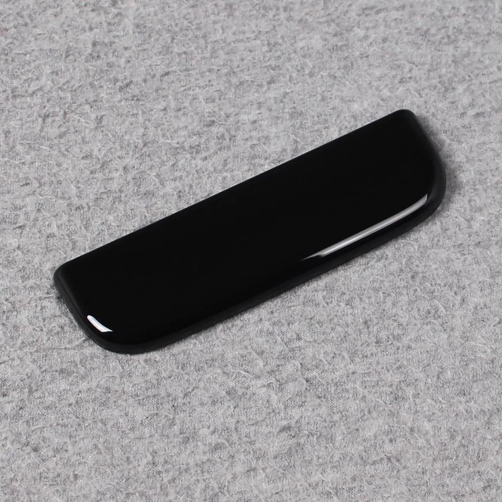 RUIQ Exterior Door Handle Piano Full Designed for the New Daihatsu Atrai S700V and S710V Smart Key Entry Button Covers, Black, Coverage, (Includes