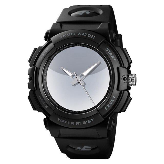 

SKMEI Спортивные наручные часы Мужские Кварцевые Ударопрочные Часы Модные Часы Мужские Часы Топ Бренд Часы чёрный